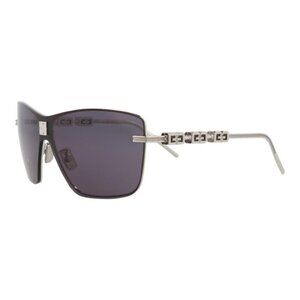 Givenchy Unisex Shield/Wrap Palladium Palladium Smoke Fashion Designer Eyewear